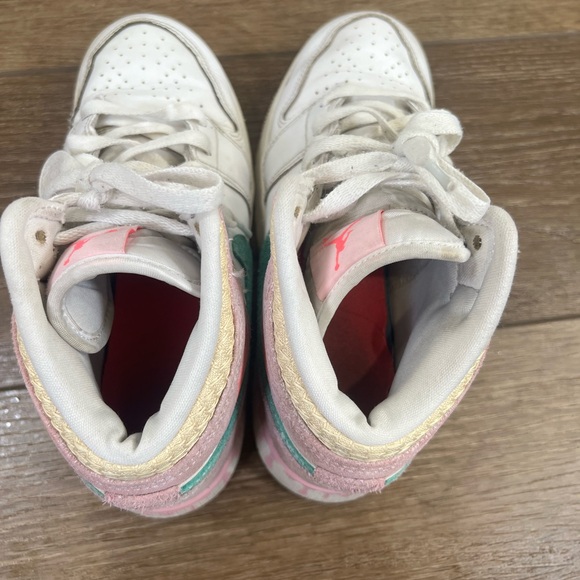 Youth Nike Air Jordan 1 mid Ice Cream Melt - Picture 6 of 10